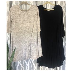 Lot of 2 Long Sleeved Dresses
